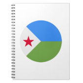 Djibouti Flag Notitieboek (Voorkant)