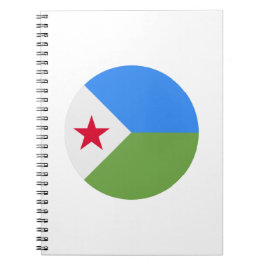 Djibouti Flag Notitieboek