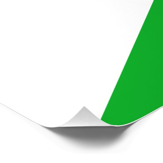 Djibouti Flag Perfect Poster (Hoek)