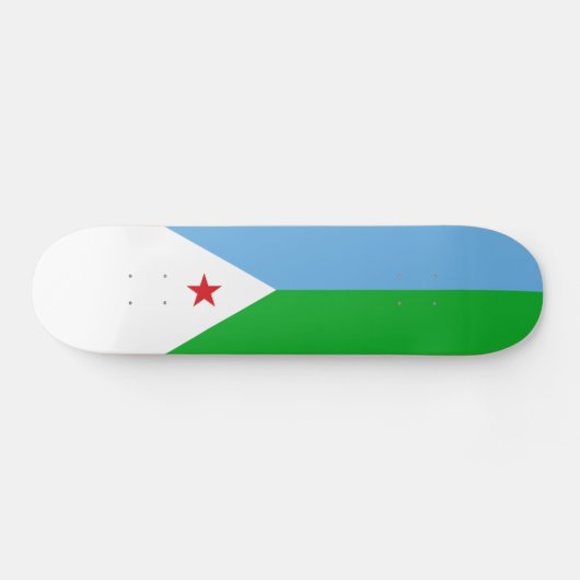 Djibouti Flag Persoonlijk Skateboard (Horizontaal)