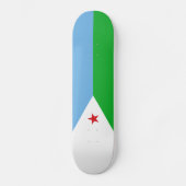 Djibouti Flag Persoonlijk Skateboard (Voorkant)