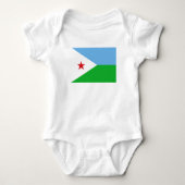 Djibouti Flag Romper (Voorkant)