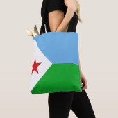 Djibouti Flag Tote Bag