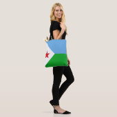 Djibouti Flag Tote Bag