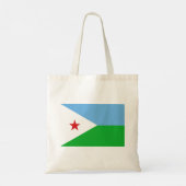 Djibouti Flag Tote Bag (Achterkant)