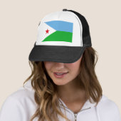 Djibouti Flag Trucker Pet (In situ)
