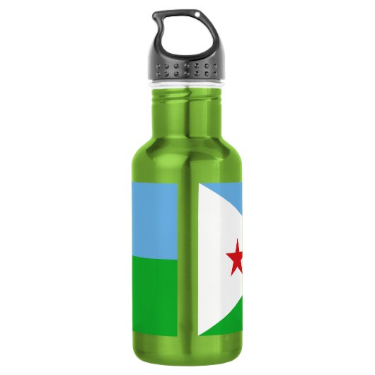 Djibouti Flag Waterfles (Achterkant)
