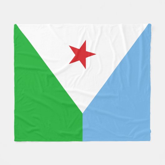 Djibouti Fleece Deken (Voorkant (Horizontaal))
