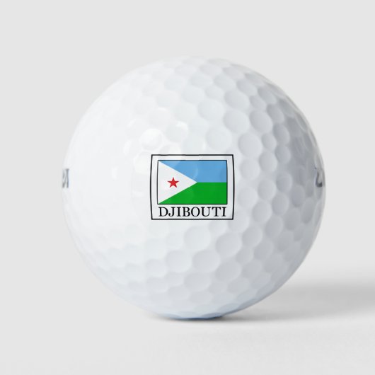 Djibouti Golfballen (Voorkant)