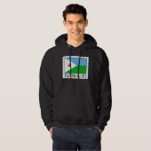 Djibouti Hoodie (Voorkant volledig)