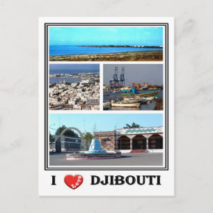 Djibouti - Ik hou van - Briefkaart