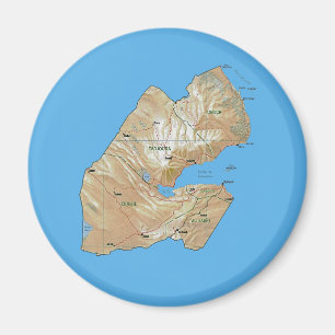 Djibouti Kaartmagneet Magneet