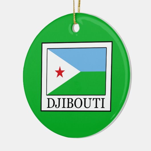 Djibouti Keramisch Ornament (Links)