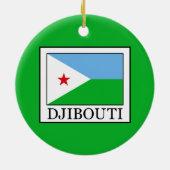 Djibouti Keramisch Ornament (Achterkant)