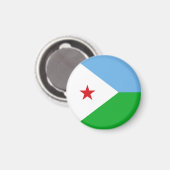 Djibouti Magneet (Voorkant / Achterkant)