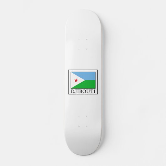 Djibouti Persoonlijk Skateboard (Voorkant)
