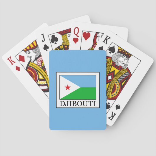 Djibouti Pokerkaarten (Achterkant)