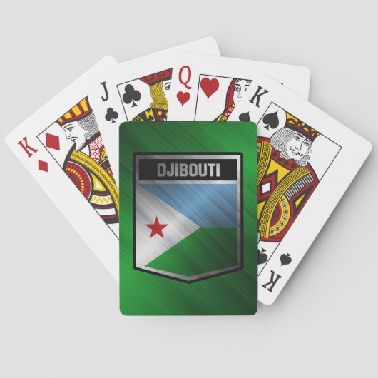 Djibouti Pokerkaarten (Achterkant)