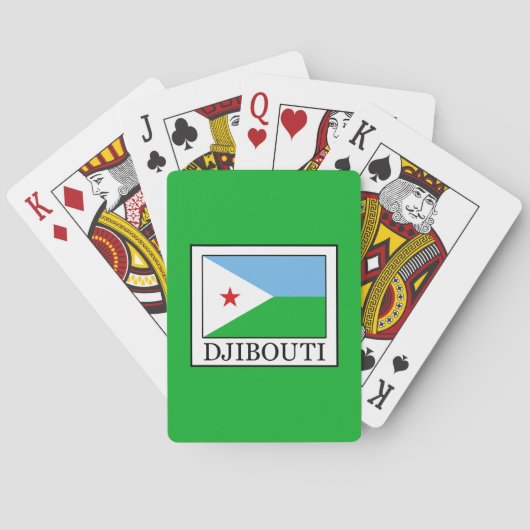 Djibouti Pokerkaarten (Achterkant)