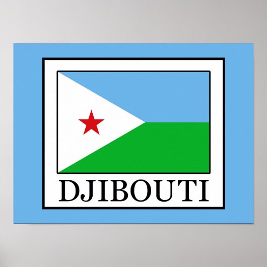 Djibouti Poster (Voorkant)