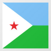 Djibouti Raamsticker (Vel)