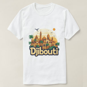 Djibouti Reis Herinnering Voor Bestemming Collecto T-shirt
