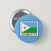 Djibouti Ronde Button 5,7 Cm (Voorkant /achterkant)