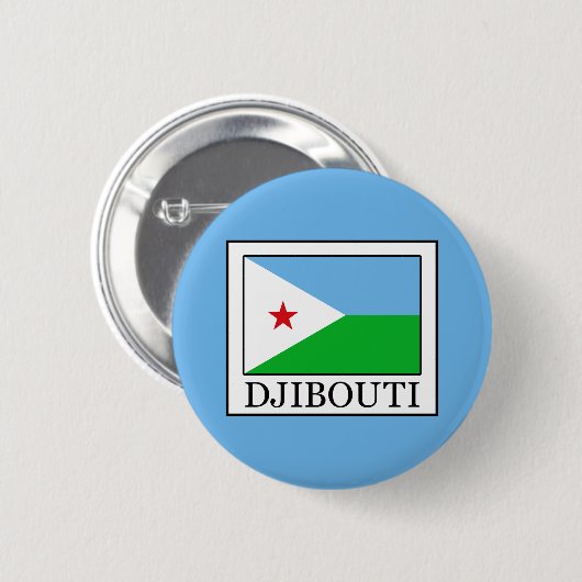Djibouti Ronde Button 5,7 Cm (Voorkant /achterkant)