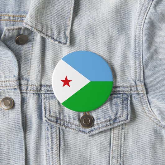 Djibouti Ronde Button 7,6 Cm (In situ)