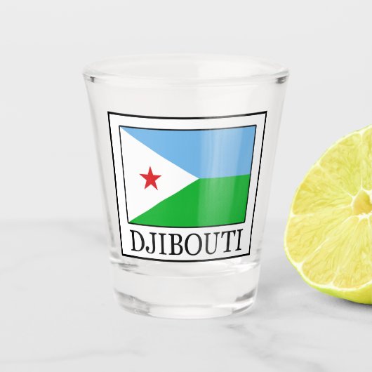 Djibouti Shot Glas (Voorkant)