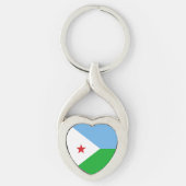 Djibouti Sleutelhanger (Voorkant)