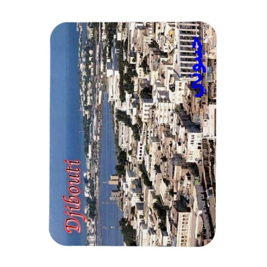Djibouti - stad - magneet (Verticaal)