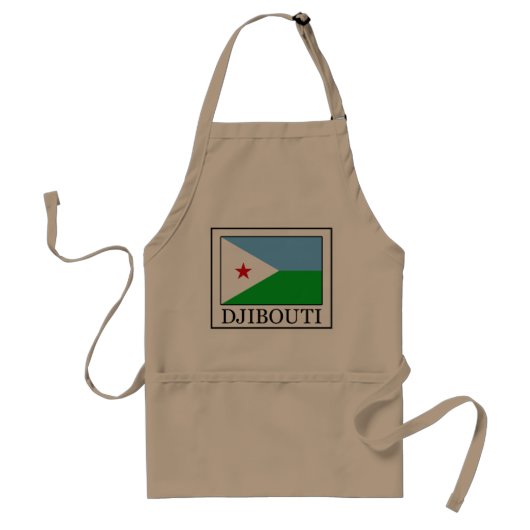 Djibouti Standaard Schort (Voorkant)