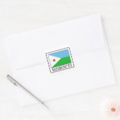 Djibouti-sticker Vierkante Sticker (Envelop)