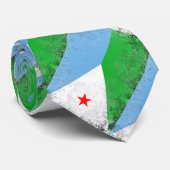 Djibouti Stropdas (Opgerold)