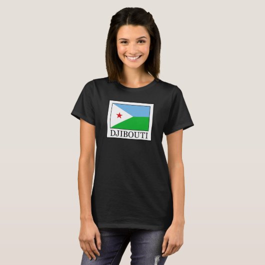 Djibouti T-shirt (Voorkant volledig)