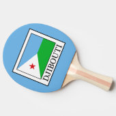 Djibouti Tafeltennisbatje (Zijkant)