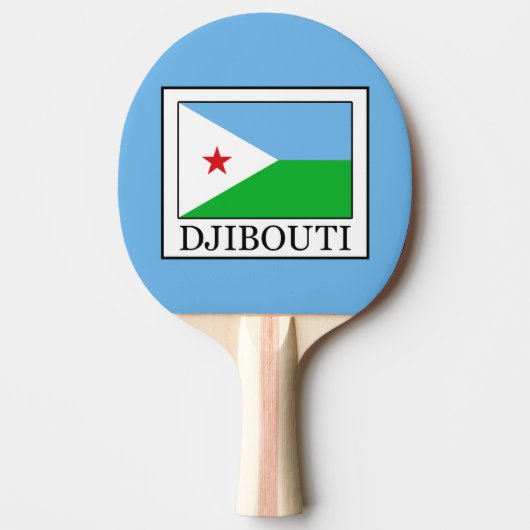 Djibouti Tafeltennisbatje (Voorkant)