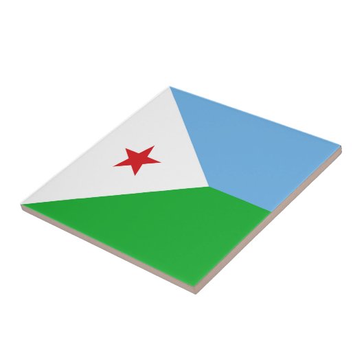 Djibouti Tegeltje (Zijkant)