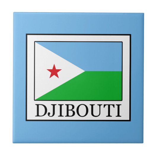 Djibouti Tegeltje (Voorkant)