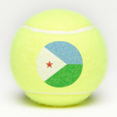 Djibouti Tennisballen (Achterkant)