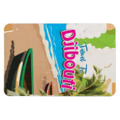 Djibouti vintage reisposter magneet (Horizontaal)