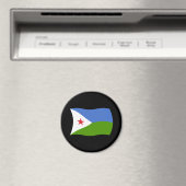 Djibouti Vlag Magneet (Insitu (Vaatwasser))
