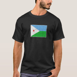 Djibouti vlag met Djiboutiaanse nationale kolonel T-shirt