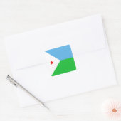 Djibouti Vlag Sticker (Envelop)