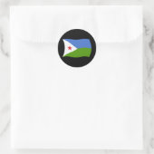 Djibouti Vlag Sticker (Tas)
