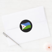 Djibouti Vlag Sticker (Envelop)