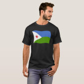 Djibouti Vlag T-shirt (Voorkant volledig)