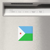 Djibouti Vlagmagneet Magneet (Insitu (Vaatwasser))