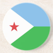 Djibouti Zandsteen Onderzetter (Voorkant)